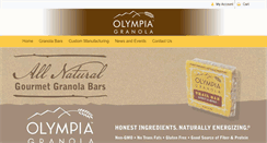Desktop Screenshot of olympiagranola.com